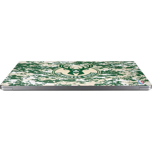NBA Milwaukee Bucks Camo Digi Laptop Skins