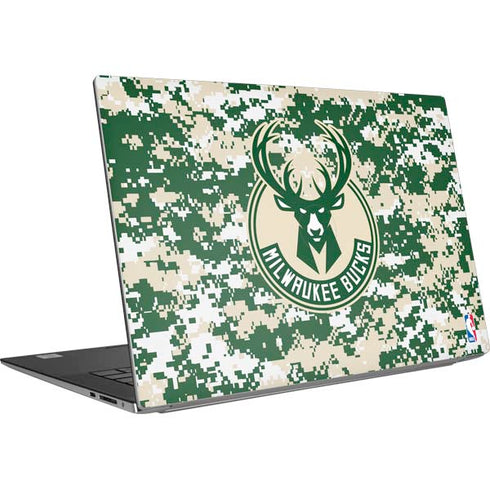 NBA Milwaukee Bucks Camo Digi Dell XPS Skin