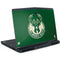 NBA Milwaukee Bucks Green Distressed Dell Alienware Skin