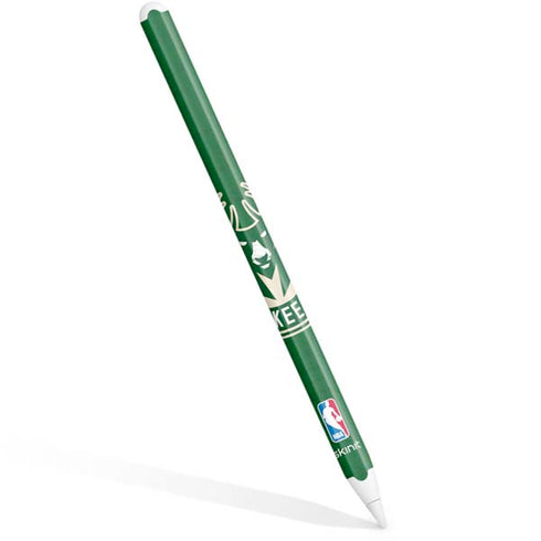 NBA Milwaukee Bucks Green Distressed Apple Pencil (2nd Gen 2019) Skin
