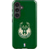 NBA Milwaukee Bucks Green Distressed Galaxy S25 Impact Case