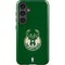 NBA Milwaukee Bucks Green Distressed Galaxy S25 Plus Impact Case
