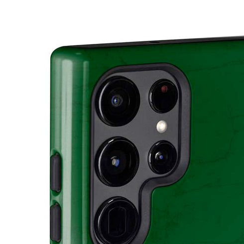 NBA Milwaukee Bucks Green Distressed Galaxy S25 Ultra Impact Case