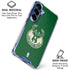 NBA Milwaukee Bucks Green Distressed Galaxy S25 Plus Clear Case