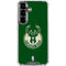 NBA Milwaukee Bucks Green Distressed Galaxy S26 Clear Case