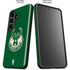 NBA Milwaukee Bucks Green Distressed Galaxy S26 Impact Case