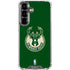 NBA Milwaukee Bucks Green Distressed Galaxy S26 Plus Clear Case