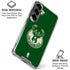 NBA Milwaukee Bucks Green Distressed Galaxy S26 Plus Clear Case