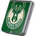 NBA Milwaukee Bucks Green Distressed Galaxy Z Flip6 Skin