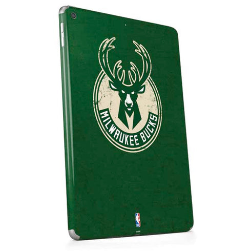 NBA Milwaukee Bucks Green Distressed Apple iPad Skin