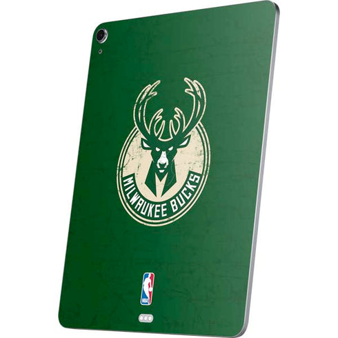 NBA Milwaukee Bucks Green Distressed Apple iPad Air Skin
