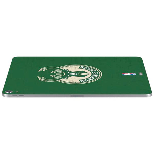 NBA Milwaukee Bucks Green Distressed Apple iPad Air Skin