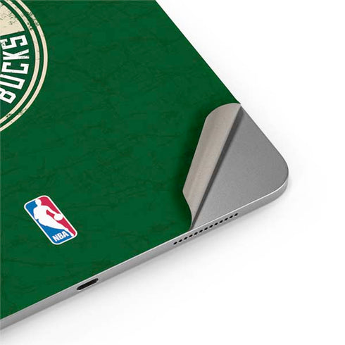 NBA Milwaukee Bucks Green Distressed Apple iPad Air Skin