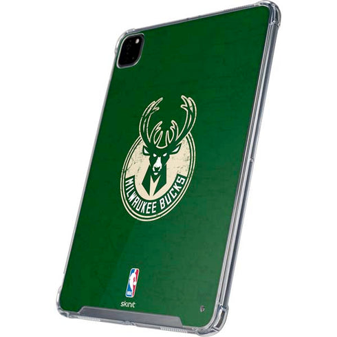 NBA Milwaukee Bucks Green Distressed iPad Cases