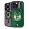 NBA Milwaukee Bucks Green Distressed iPhone 14 Pro Kickstand Case