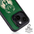 NBA Milwaukee Bucks Green Distressed iPhone 15 Kickstand Case