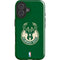 NBA Milwaukee Bucks Green Distressed iPhone 16 Impact Case