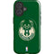 NBA Milwaukee Bucks Green Distressed iPhone 16 Magsafe Impact Case