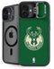 NBA Milwaukee Bucks Green Distressed iPhone 16 Plus Kickstand Case