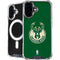 NBA Milwaukee Bucks Green Distressed iPhone 16 Plus MagSafe Case