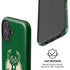 NBA Milwaukee Bucks Green Distressed iPhone 16 Plus Magsafe Impact Case