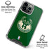NBA Milwaukee Bucks Green Distressed iPhone 16 Pro Clear Case