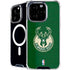 NBA Milwaukee Bucks Green Distressed iPhone 16 Pro MagSafe Case