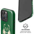 NBA Milwaukee Bucks Green Distressed iPhone 16 Pro Magsafe Impact Case