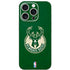 NBA Milwaukee Bucks Green Distressed iPhone 16 Pro Skin