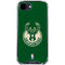 NBA Milwaukee Bucks Green Distressed iPhone 16e Clear Case