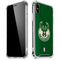 NBA Milwaukee Bucks Green Distressed iPhone X/XS Clear Case