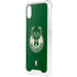 NBA Milwaukee Bucks Green Distressed iPhone XS Clear Case