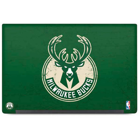 NBA Milwaukee Bucks Green Distressed Dell Latitude Skin