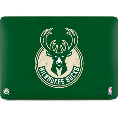 NBA Milwaukee Bucks Green Distressed Apple MacBook Air Skin