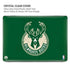 NBA Milwaukee Bucks Green Distressed MacBook Pro 14in (2021-24) Case plus Skin