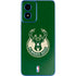 NBA Milwaukee Bucks Green Distressed Moto G Play 4G (2024) Skin