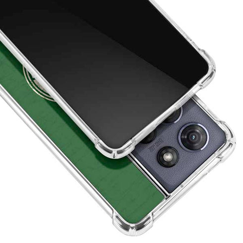 NBA Milwaukee Bucks Green Distressed Moto G Stylus 5G (2025) Clear Case
