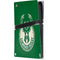 NBA Milwaukee Bucks Green Distressed PS5 Pro Console Skin