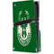 NBA Milwaukee Bucks Green Distressed PS5 Pro Disk Console Skin