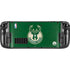 NBA Milwaukee Bucks Green Distressed Steam Deck Handheld Gaming Computer OLED Skin