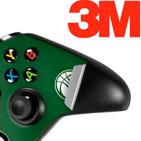 NBA Milwaukee Bucks Green Distressed Xbox One S All-Digital Edition Bundle Skin