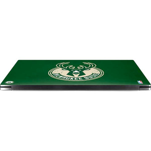 NBA Milwaukee Bucks Green Distressed Dell XPS Skin