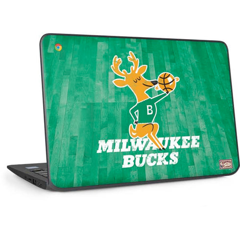 NBA Milwaukee Bucks Hardwood Classics HP Chromebook Skin