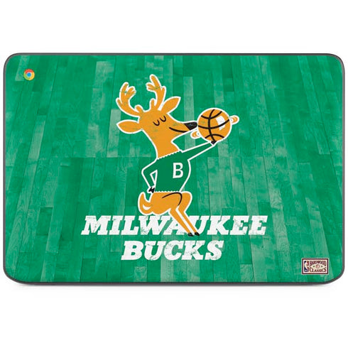 NBA Milwaukee Bucks Hardwood Classics HP Chromebook Skin