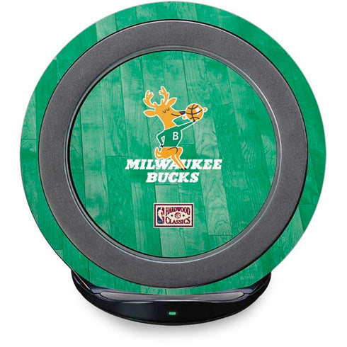 NBA Milwaukee Bucks Hardwood Classics Fast Charge Wireless Charging Stand Skin