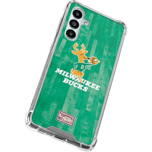 NBA Milwaukee Bucks Hardwood Classics Galaxy A16 5G Clear Case