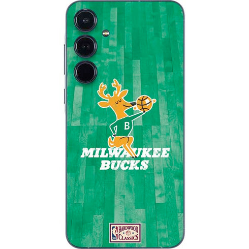 NBA Milwaukee Bucks Hardwood Classics Galaxy A55 5G Skin