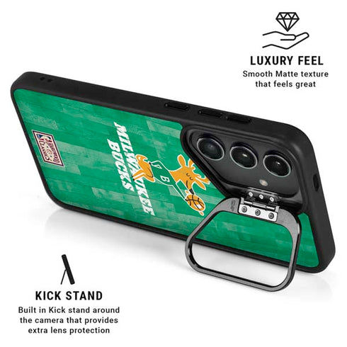 NBA Milwaukee Bucks Hardwood Classics Galaxy S24 FE Kickstand Case
