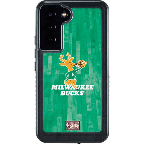 NBA Milwaukee Bucks Hardwood Classics Galaxy S24 Plus Waterproof Case