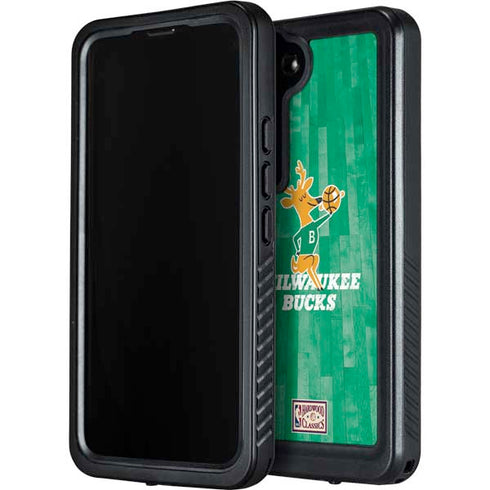 NBA Milwaukee Bucks Hardwood Classics Galaxy S24 Plus Waterproof Case